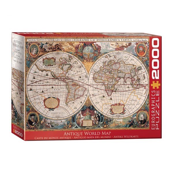 تصویر  (8220-1997)Antique World Map