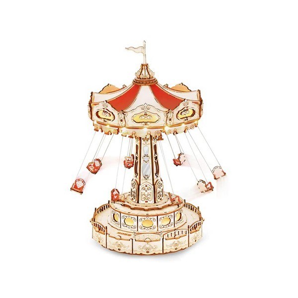 تصویر  بازي مينياتوري روبوتايم مدل چرخ و فلك سوينگSwing Ride EA02