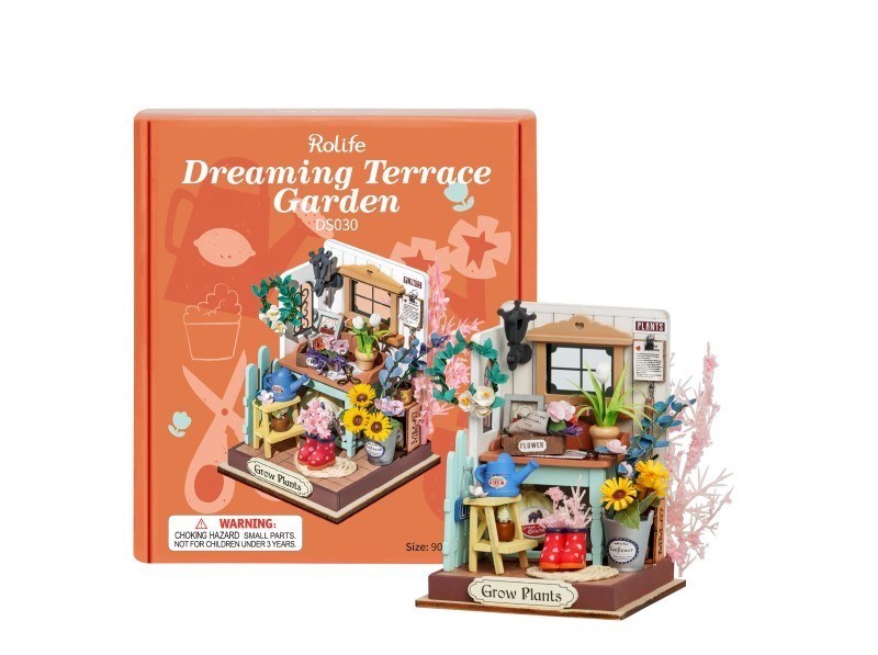 تصویر  بازي مينياتوري روبوتايم مدل باغ تراس رويايي Dreaming Terrace Garden DS030
