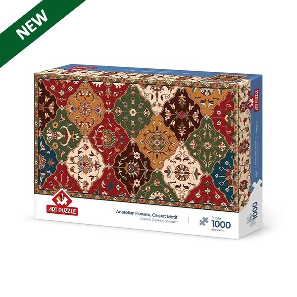 تصویر  (41019)Anatolian Flowers, Carpet Motif