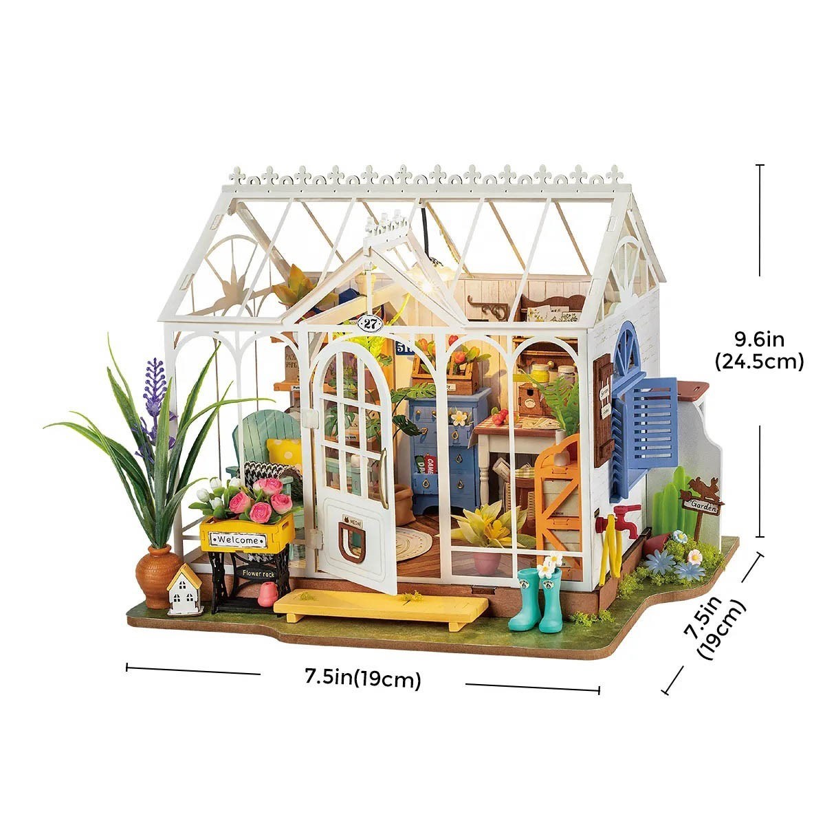 تصویر  بازي مينياتوري روبوتايم مدل DG163 Dreamy Garden House